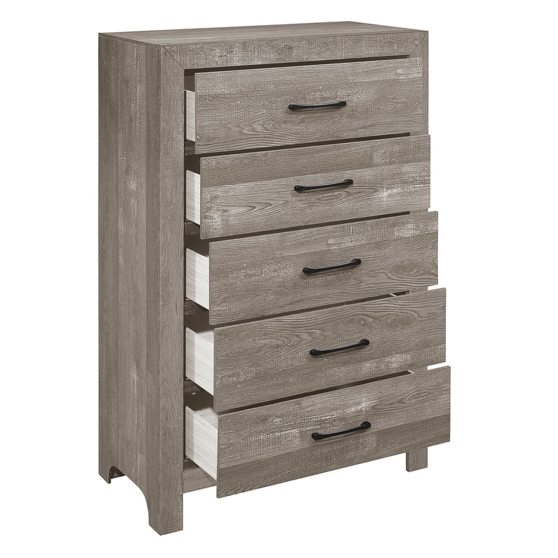 Homelegance Corbin 5-Drawer Chest 1534GY-9 IMAGE 3