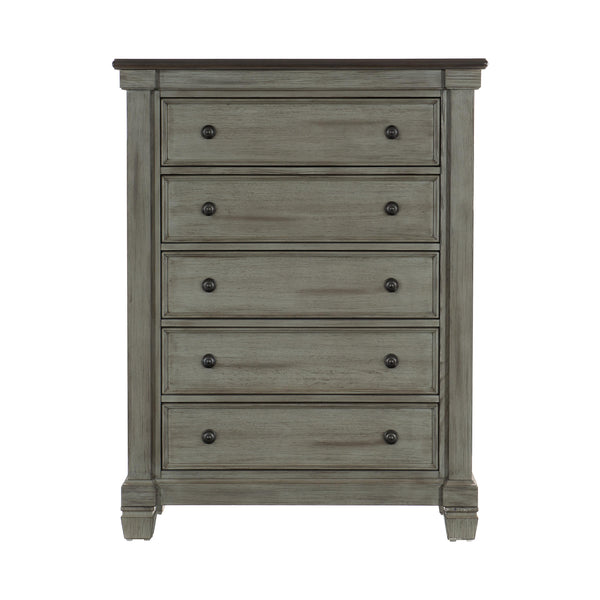 Homelegance Weaver 5-Drawer Chest 1626GY-9 IMAGE 1