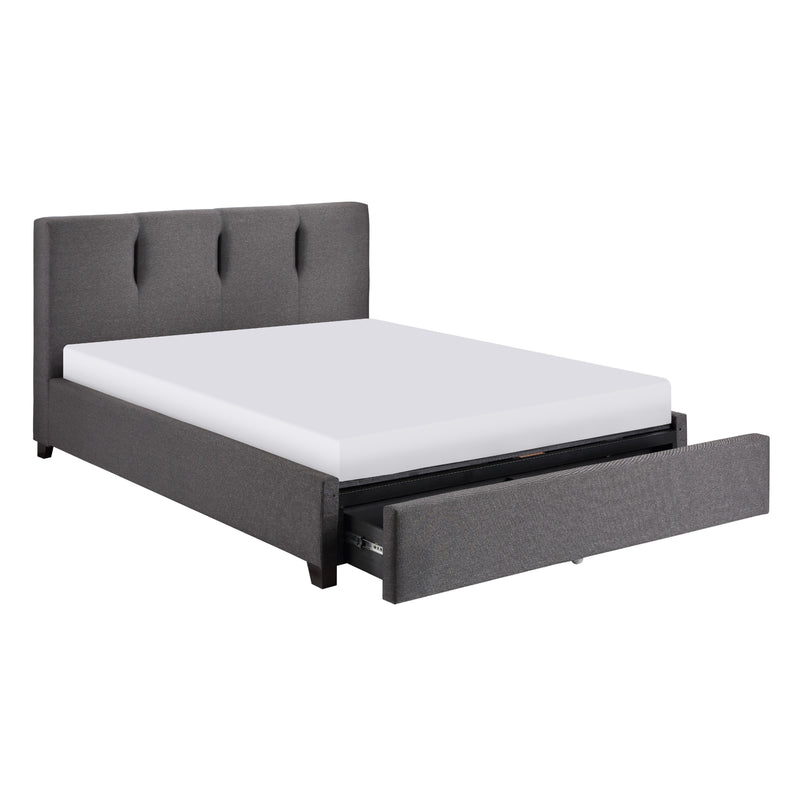 Homelegance Aitana Queen Upholstered Platform Bed with Storage 1632GH-1DW* IMAGE 1