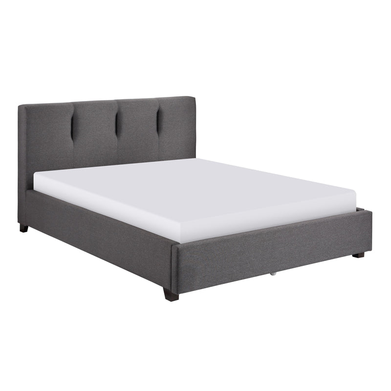 Homelegance Aitana Queen Upholstered Platform Bed with Storage 1632GH-1DW* IMAGE 3