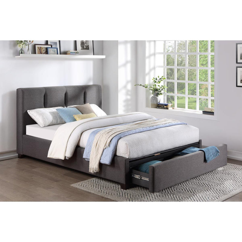 Homelegance Aitana Queen Upholstered Platform Bed with Storage 1632GH-1DW* IMAGE 6