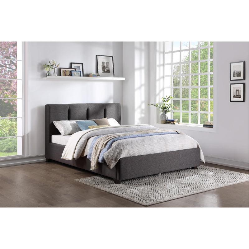 Homelegance Aitana Queen Upholstered Platform Bed with Storage 1632GH-1DW* IMAGE 8