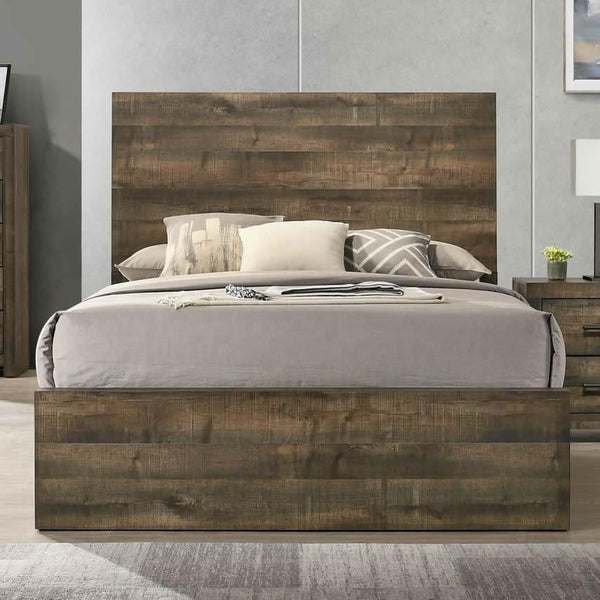 Elements International Bailey King Panel Bed BY500KB IMAGE 1