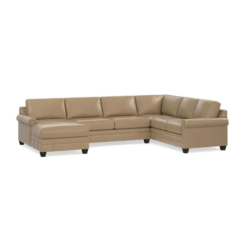 Bassett Carolina Leather 3 pc Sectional 3887-LL-7219-18/3887-50-7219-18/3887-67-7219-18 IMAGE 1