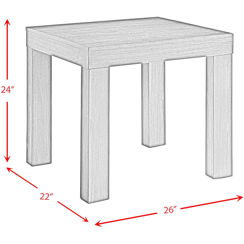 Elements International Grady End Table TGD100ETPE IMAGE 5