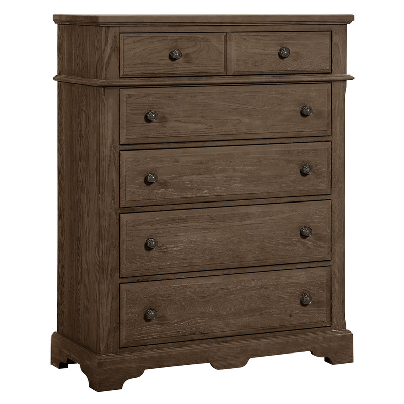 Artisan & Post Heritage 112-115 5 Drawer Chest - Cobblestone Oak IMAGE 1