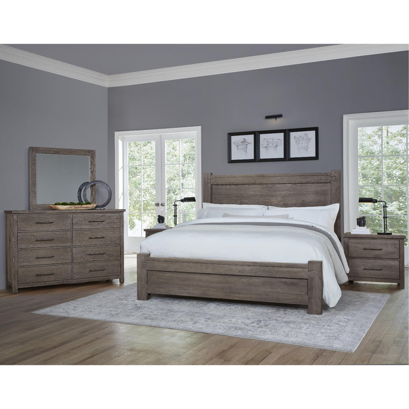 Artisan & Post Dovetail 751 King Poster Bed with Poster Footboard - Mystic Grey IMAGE 3