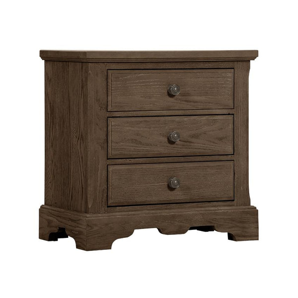 Vaughan-Bassett Heritage 3-Drawer Nightstand 112-227 IMAGE 1