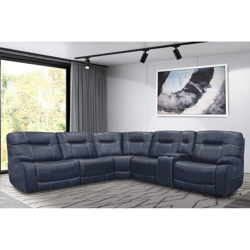 Parker Living Axel Power Reclining Leather Look 6 pc Sectional MAXE#810-ADM/MAXE#811LPH-ADM/MAXE#811RPH-ADM/MAXE#840-ADM/MAXE#850-ADM/MAXE#860-ADM