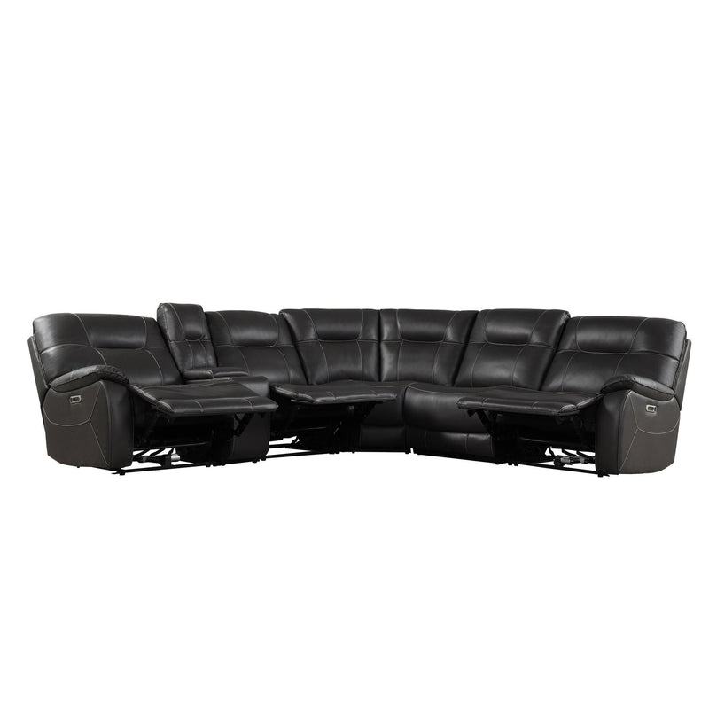 Parker Living Axel Power Reclining Leather Look 6 pc Sectional MAXE#810-OZO/MAXE#811LPH-OZO/MAXE#811RPH-OZO/MAXE#840-OZO/MAXE#850-OZO/MAXE#860-OZO