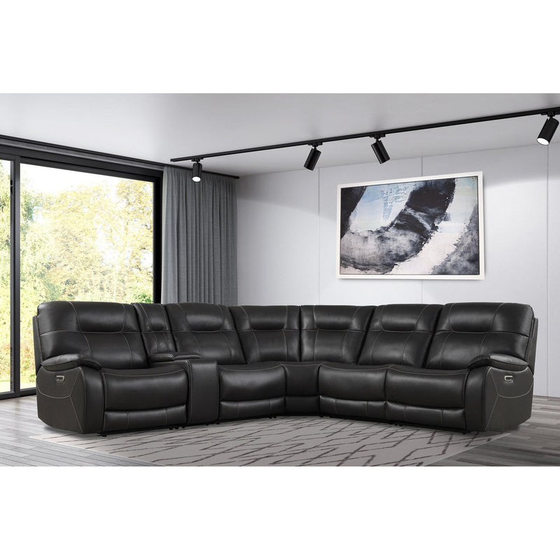 Parker Living Axel Power Reclining Leather Look 6 pc Sectional MAXE#810-OZO/MAXE#811LPH-OZO/MAXE#811RPH-OZO/MAXE#840-OZO/MAXE#850-OZO/MAXE#860-OZO