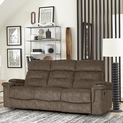 Parker Living Diesel Reclining Fabric Sofa MDIE#832-CGR IMAGE 1