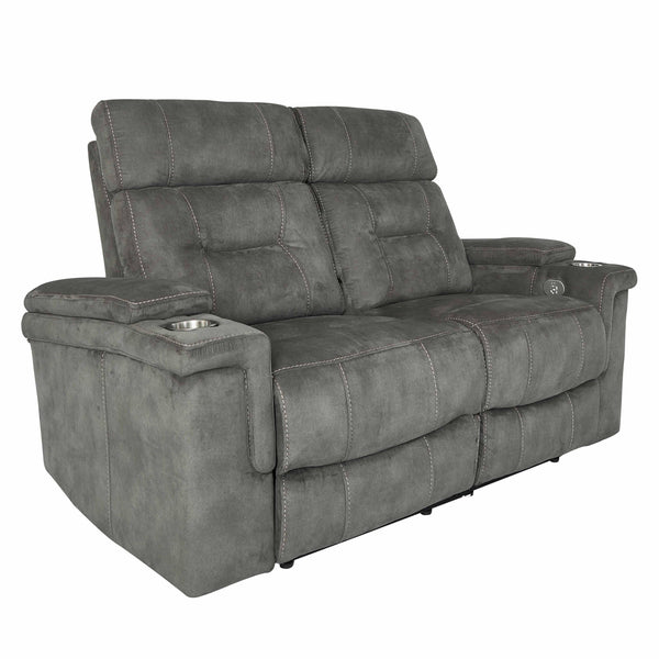 Parker Living Diesel Power Reclining Fabric Loveseat MDIE#822PH-CGR IMAGE 1