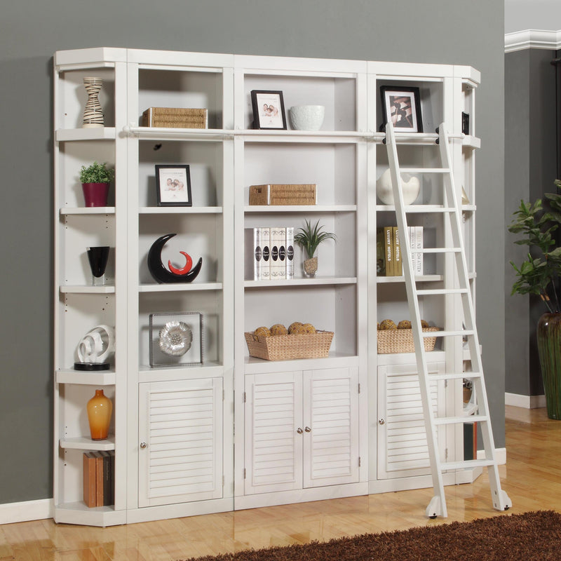 Parker House Furniture Boca 6 pc Library Wall Unit - White Cottage