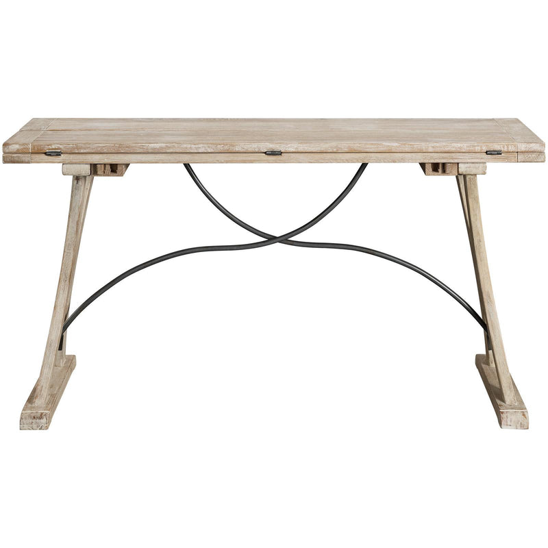 Elements International Callista Dining Table with Trestle Base LCL100FTDT IMAGE 4