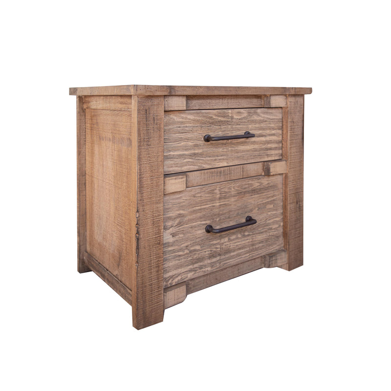 International Furniture Direct Berlin 2-Drawer Nightstand IFD2051NTS IMAGE 1