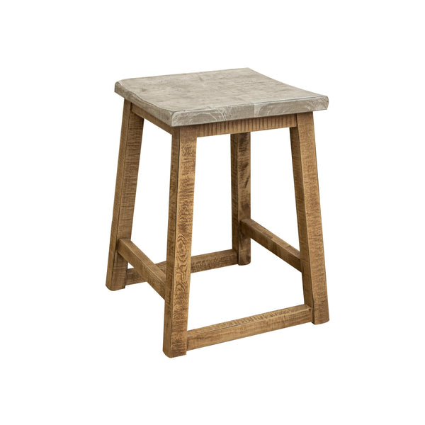 International Furniture Direct Mita Stool IFD2411STL24WT IMAGE 1