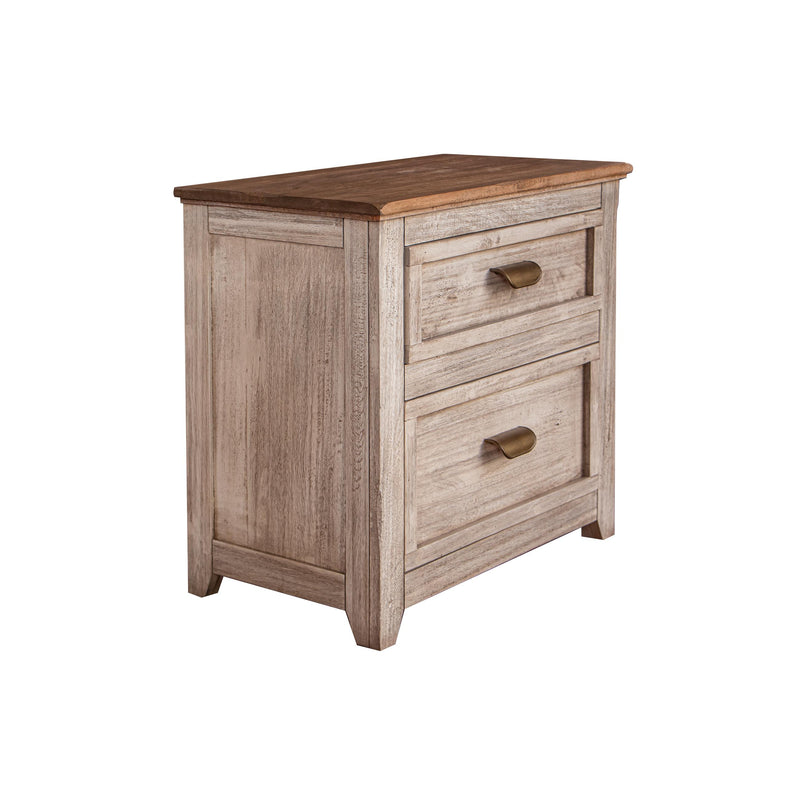 International Furniture Direct Sahara 2-Drawer Nightstand IFD2951NTS IMAGE 1