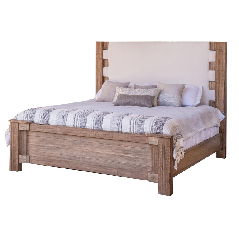 International Furniture Direct Berlin King Upholstered Platform Bed IFD2051HBDEK/IFD2051PLTEK IMAGE 1