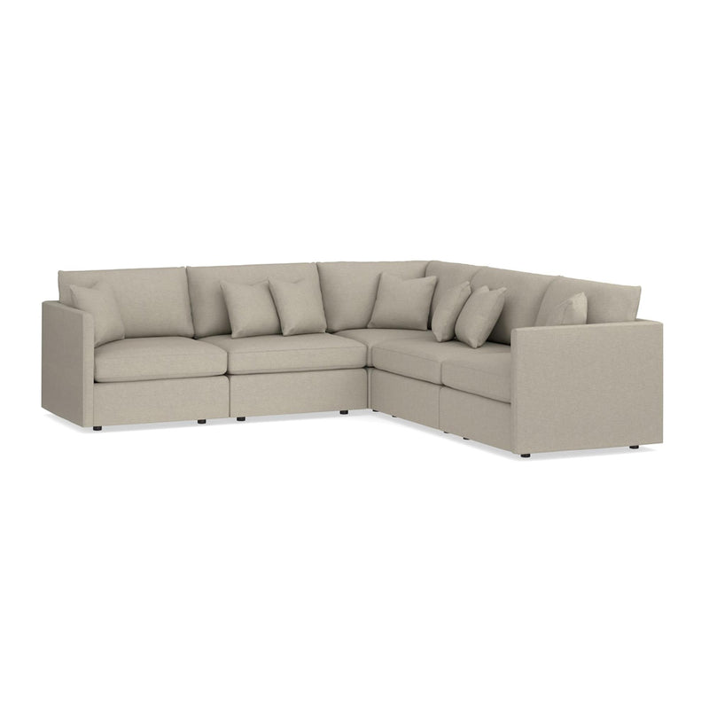 Bassett Beckham Fabric 5 pc Sectional 2676-23FC/2676-20FC/2676-30FC/2676-20FC/2676-21FC FC178-2 IMAGE 1