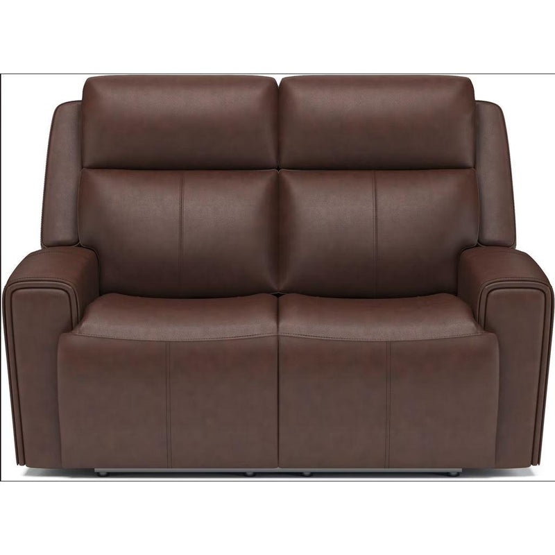 Flexsteel Barnett Power Reclining Leather Match Loveseat 1601-60PH 030-54 IMAGE 2