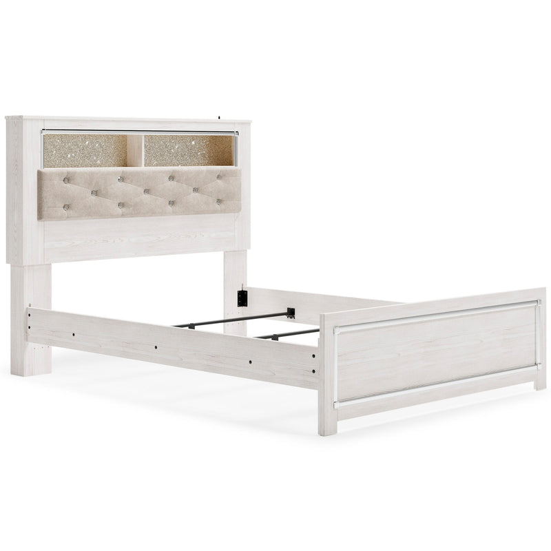 Signature Design by Ashley Altyra Queen Upholstered Bookcase Bed B2640-65/B2640-54/B2640-95/B100-13 IMAGE 5