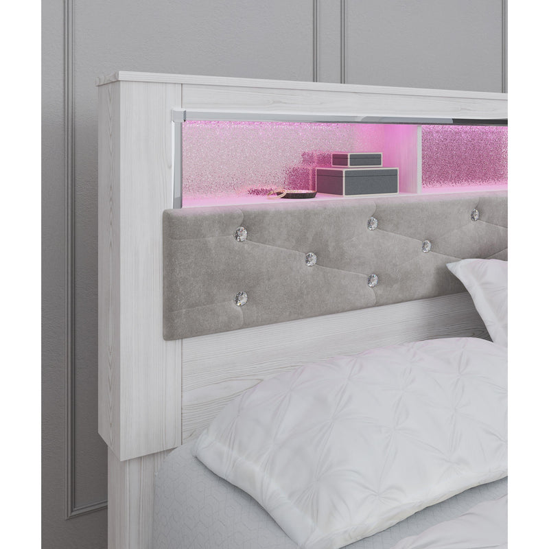 Signature Design by Ashley Altyra Queen Upholstered Bookcase Bed B2640-65/B2640-54/B2640-95/B100-13 IMAGE 7