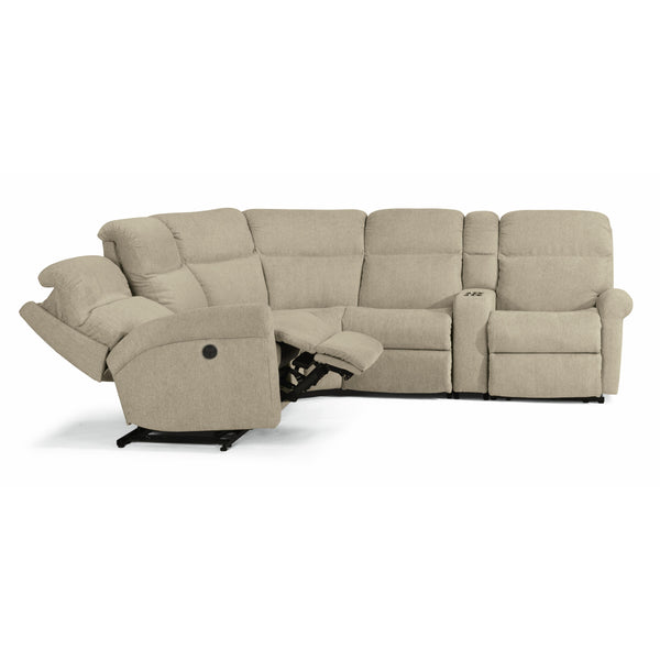 Flexsteel Davis Power Reclining Fabric 6 pc Sectional 2902-57 959-80/2902-19 959-80/2902-23 959-80/2902-59 959-80/2902-72 959-80/2902-58 959-80 IMAGE 1