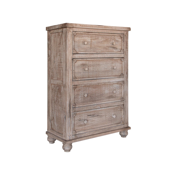 International Furniture Direct Aruba Natural 4-Drawer Chest IFD7332CHT IMAGE 1