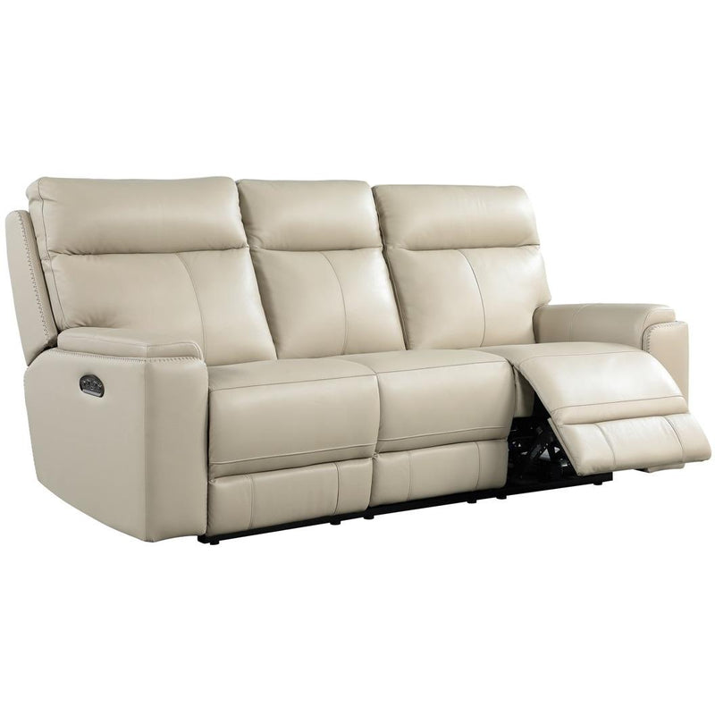 Leather Italia USA Bryant Power Reclining Leather Match Sofa 1444-EH310-031001LV IMAGE 1