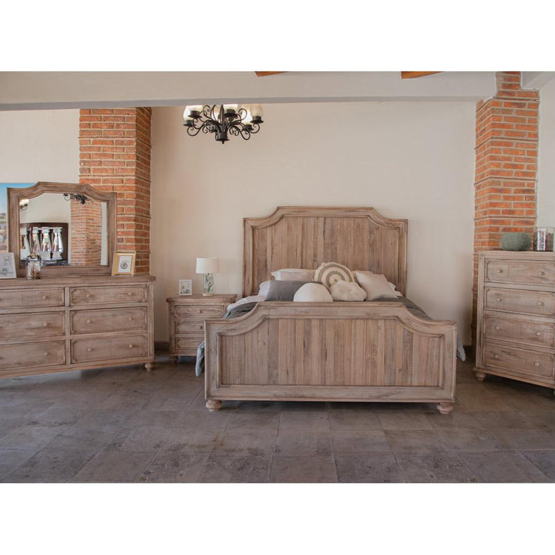 International Furniture Direct Aruba Natural Queen Bed IFD7332HBDQE/IFD7332FTBQE/IFD7332RLSQE IMAGE 3