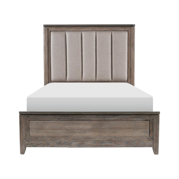 Homelegance Newell Queen Upholstered Panel Bed 1412-1* IMAGE 1