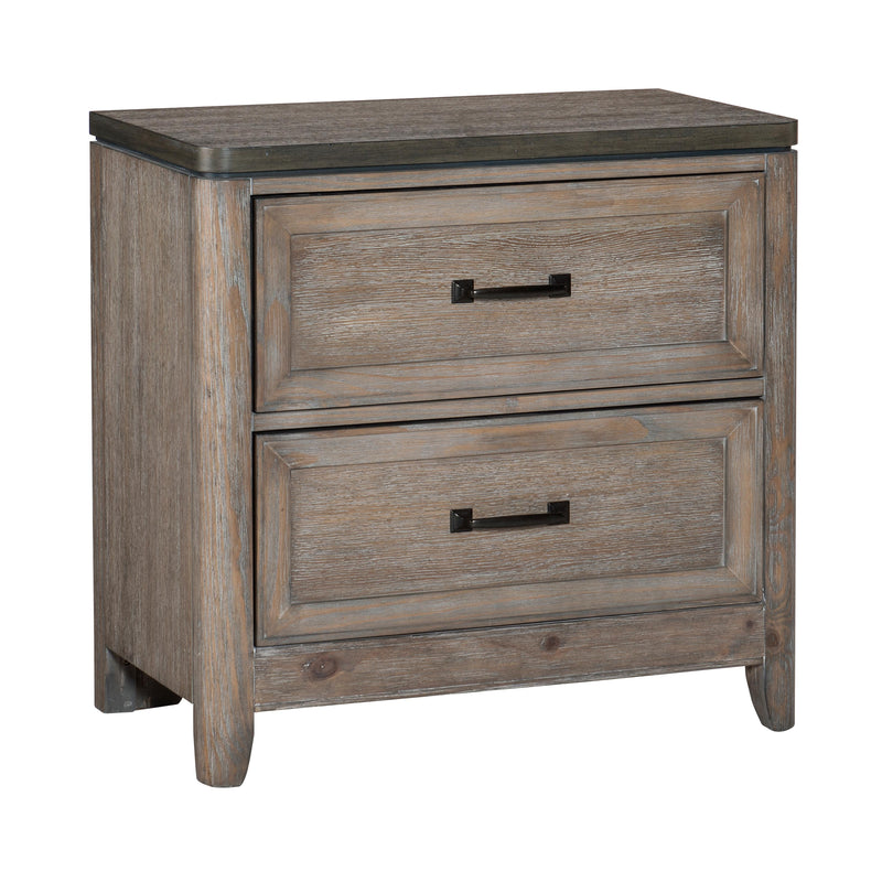 Homelegance Newell 2-Drawer Nightstand 1412-4 IMAGE 2