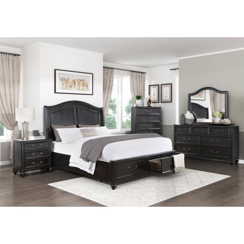 Homelegance Herman Queen Platform Bed with Storage 1420-1* IMAGE 4