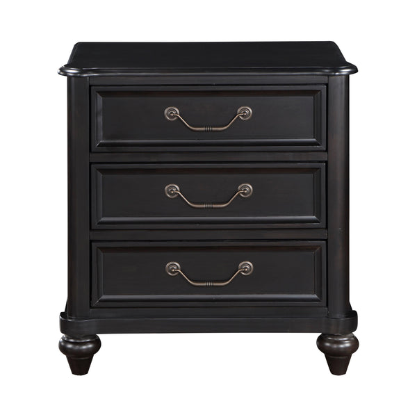 Homelegance Herman 3-Drawer Nightstand 1420-4 IMAGE 1