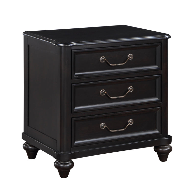 Homelegance Herman 3-Drawer Nightstand 1420-4 IMAGE 2