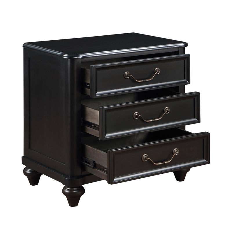 Homelegance Herman 3-Drawer Nightstand 1420-4 IMAGE 3