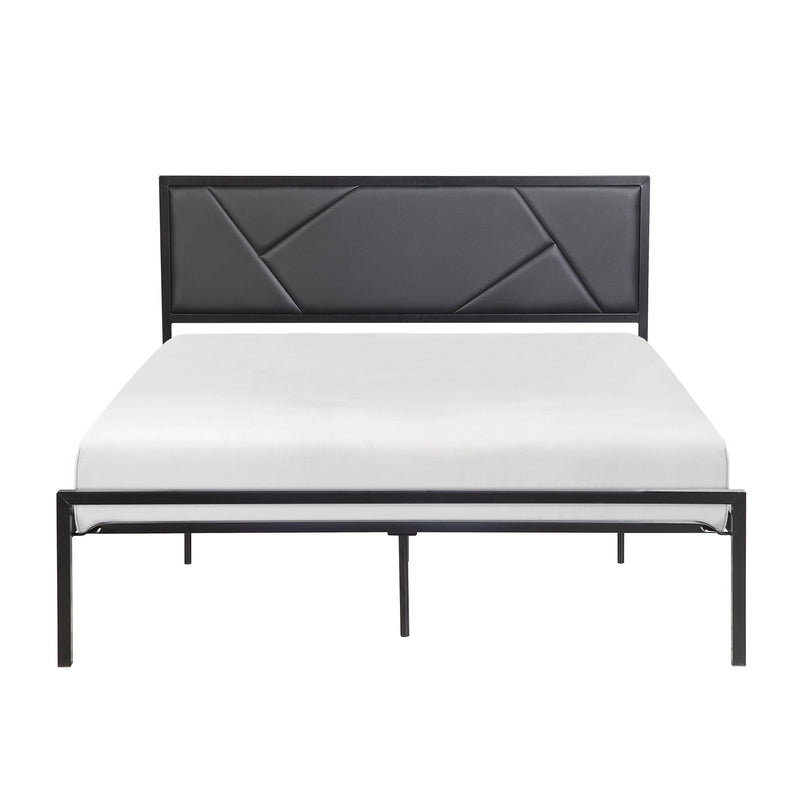 Homelegance Rhea Queen Upholstered Platform Bed 1602BK-1 IMAGE 1