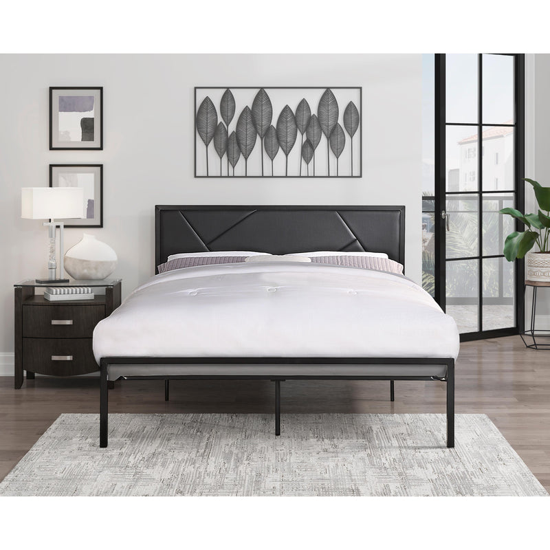 Homelegance Rhea Full Upholstered Platform Bed 1602BKF-1 IMAGE 5