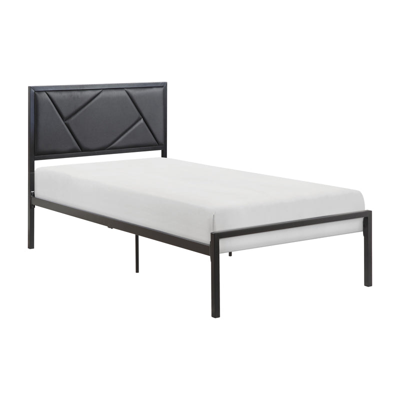 Homelegance Rhea Twin Upholstered Platform Bed 1602BKT-1 IMAGE 2