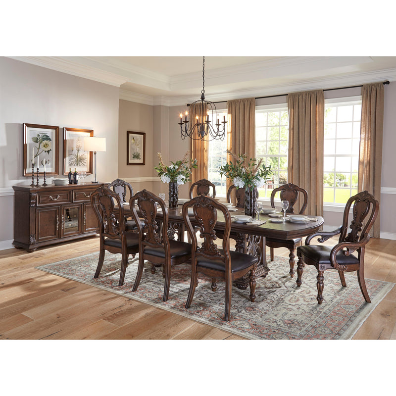 Homelegance Bergen Dining Table with Trestle Base 5829-108* IMAGE 7