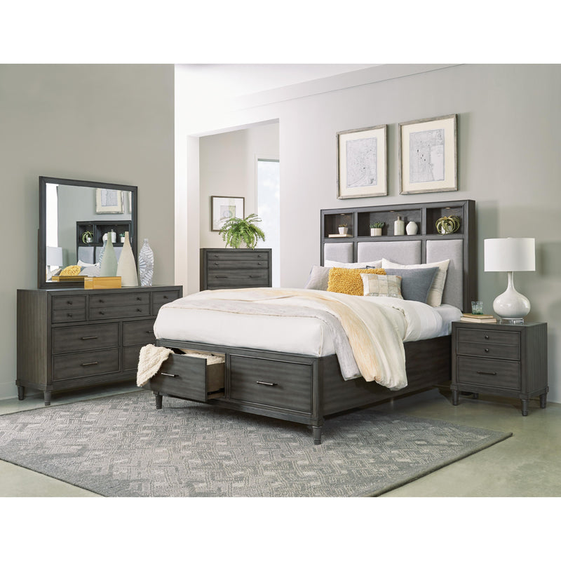 Homelegance Wittenberry King Upholstered Platform Bed with Storage 1573K-1EK* IMAGE 6