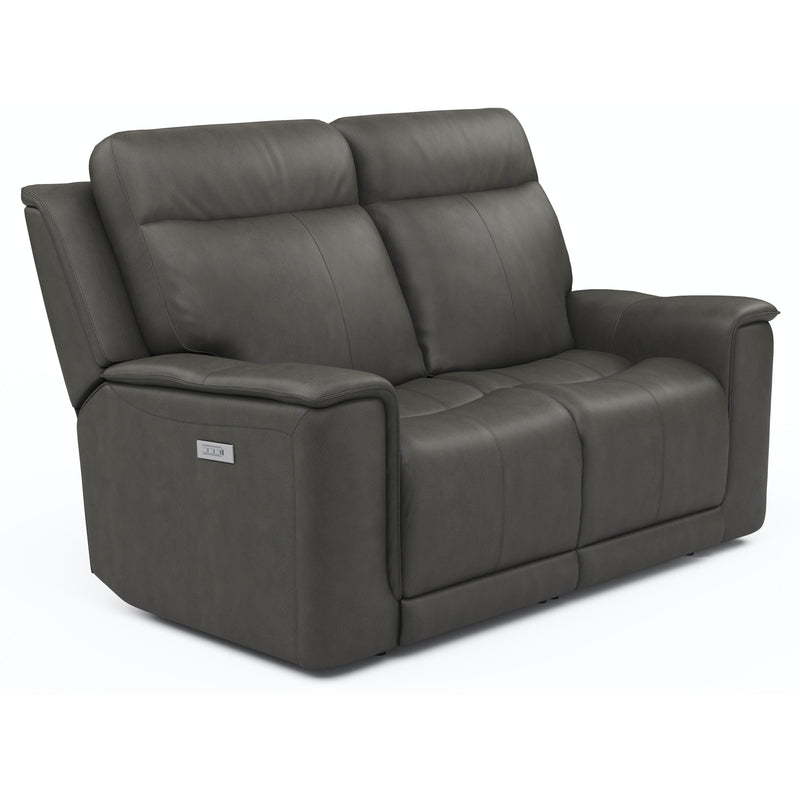 Flexsteel Miller Power Reclining Leather Match Loveseat 1729-60PH 204-04 IMAGE 1