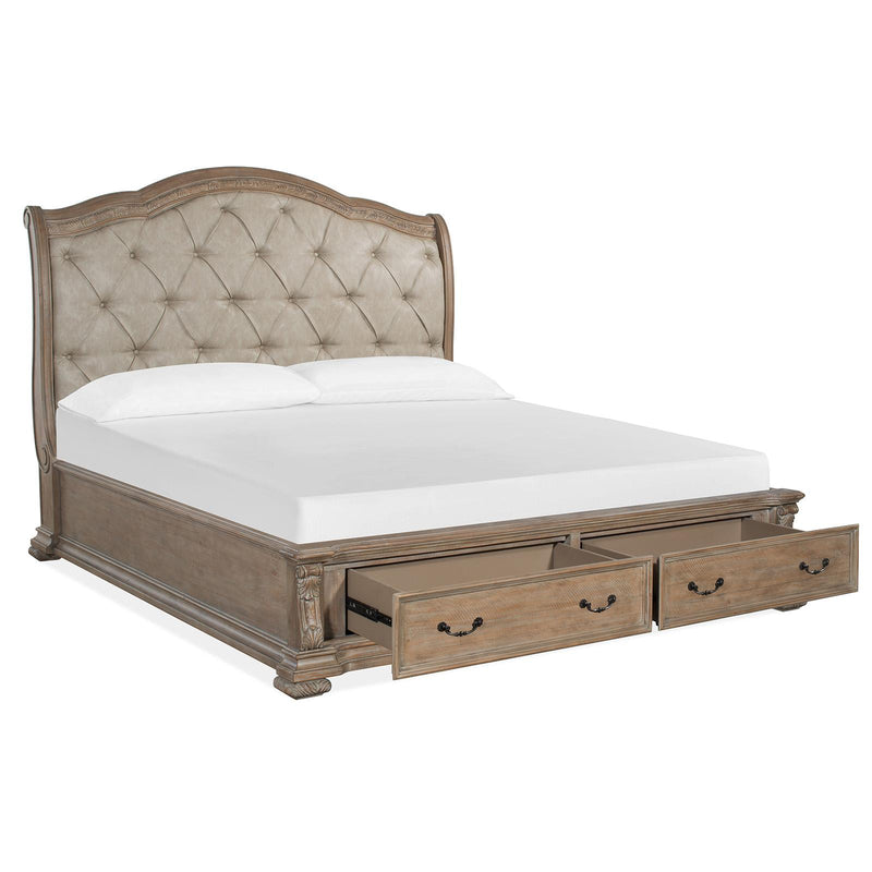 Magnussen Marisol King Upholstered Sleigh Bed with Storage B5132-52R/B5132-62H/B5132-62SF IMAGE 2