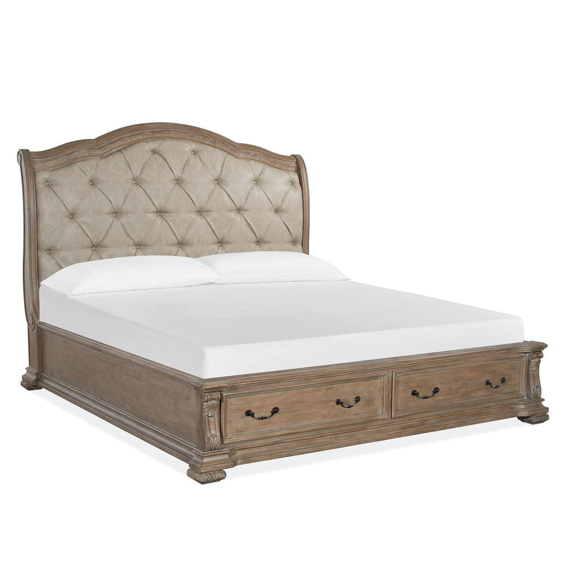 Magnussen Marisol Queen Upholstered Sleigh Bed with Storage B5132-52H/B5132-52R/B5132-52SF IMAGE 1