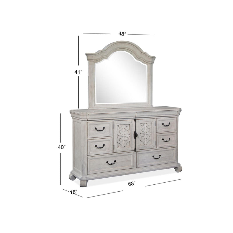 Magnussen Bronwyn Dresser Mirror B4436-45 IMAGE 3