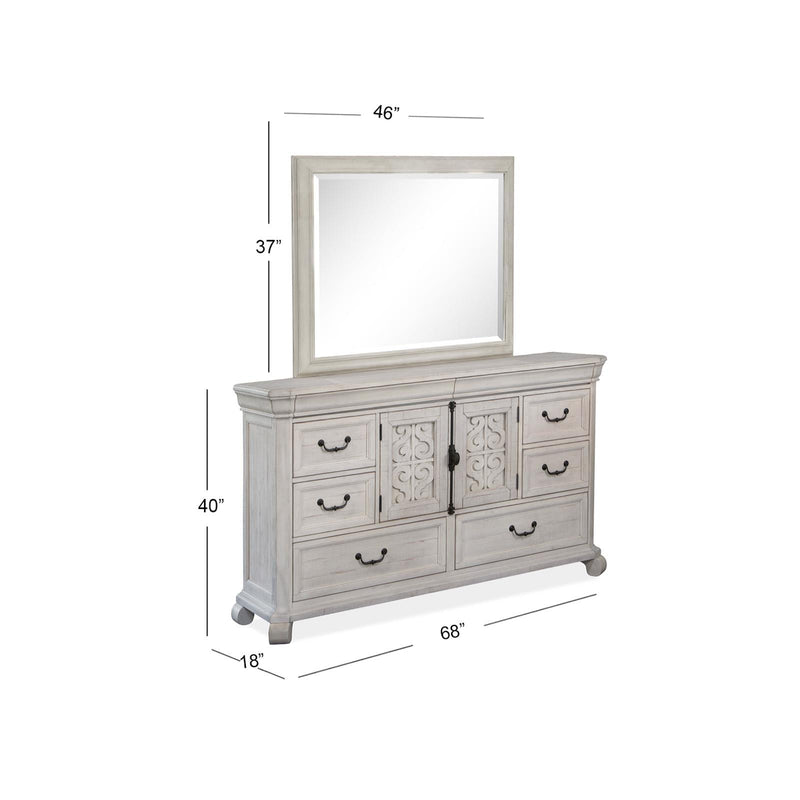 Magnussen Bronwyn Landscape Dresser Mirror B4436-40 IMAGE 3