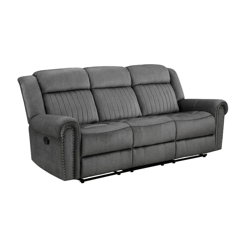 Homelegance Brennen Reclining Fabric Sofa 9204CC-3 IMAGE 2