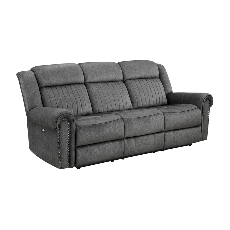 Homelegance Brennen Power Reclining Fabric Sofa 9204CC-3PW IMAGE 2