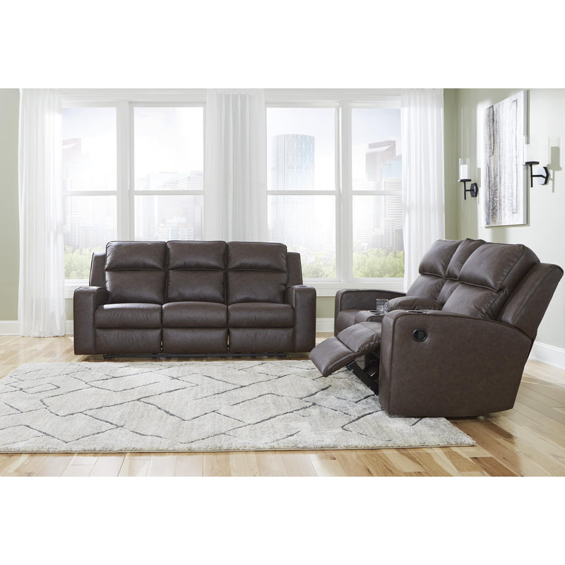 Signature Design by Ashley Lavenhorne Reclining Leather Look Sofa 6330689 IMAGE 14